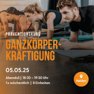 Präventive Ganzkörperkräftigung für Erwachsene - Heiden ab dem 05.05.2025