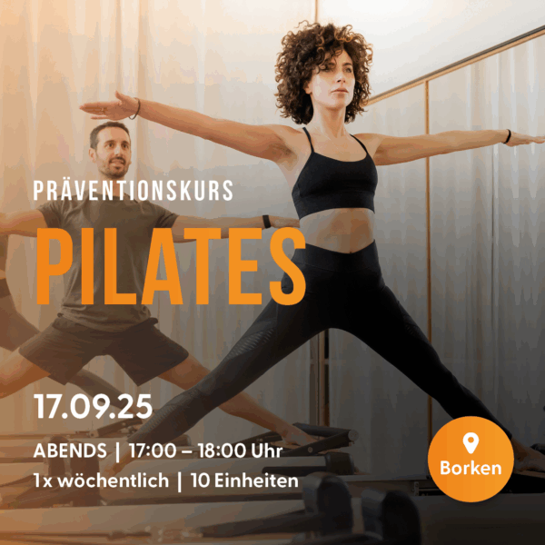 Präventionskurs Pilates - 17.09. - 26.11.25 - Borken
