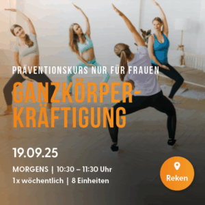 Präventionskurs Ganzkörperkräftigung- Nur Frauen - 19.09. - 14.11.2025 - Reken
