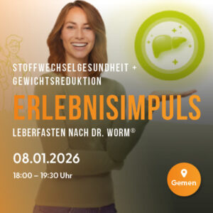 Erlebnisimpuls „Leberfasten nach Dr. Worm®“ - 08.01.26 - 18:00 Uhr - Gemen