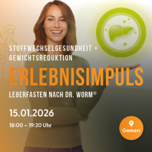 Erlebnisimpuls „Leberfasten nach Dr. Worm®“ - 15.01.26 - 18:00 Uhr - Gemen