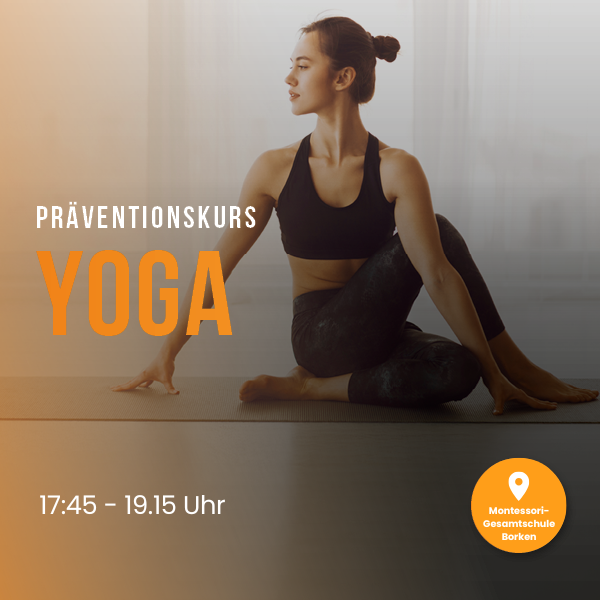 Präventionskurs | Yoga 1 | 21.04.26 | Montessori-Grundschule Borken