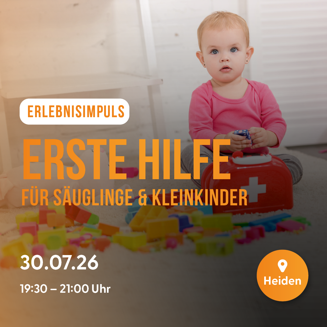 Erlebnisimpuls | Erste Hilfe für Säuglinge & Kleinkinder | Heiden
