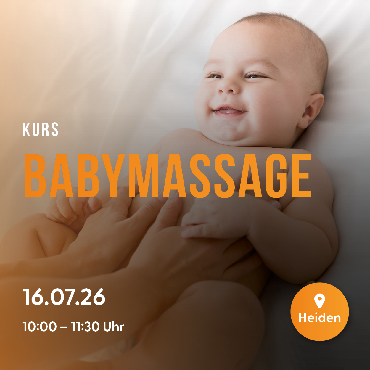 Babymassagekurs | Juli | Heiden