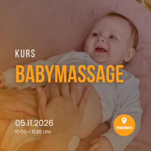 Babymassagekurs | 05.11.26 | Heiden